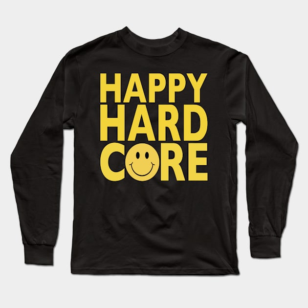 Happy Hardcore Acid House Ravers Long Sleeve T-Shirt by RuftupDesigns